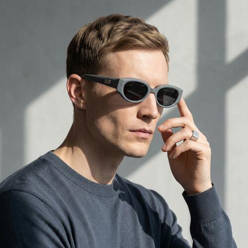 Carl Gafas de sol Cat Eye Grises