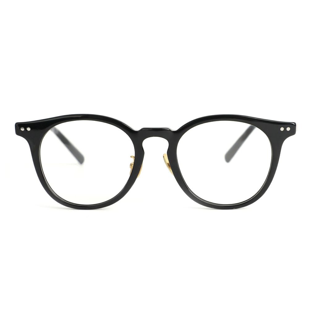 Troy Black Round Glasses