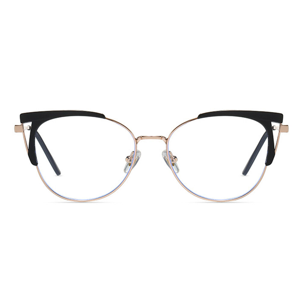 Turner Schwarze Cat Eye Brille