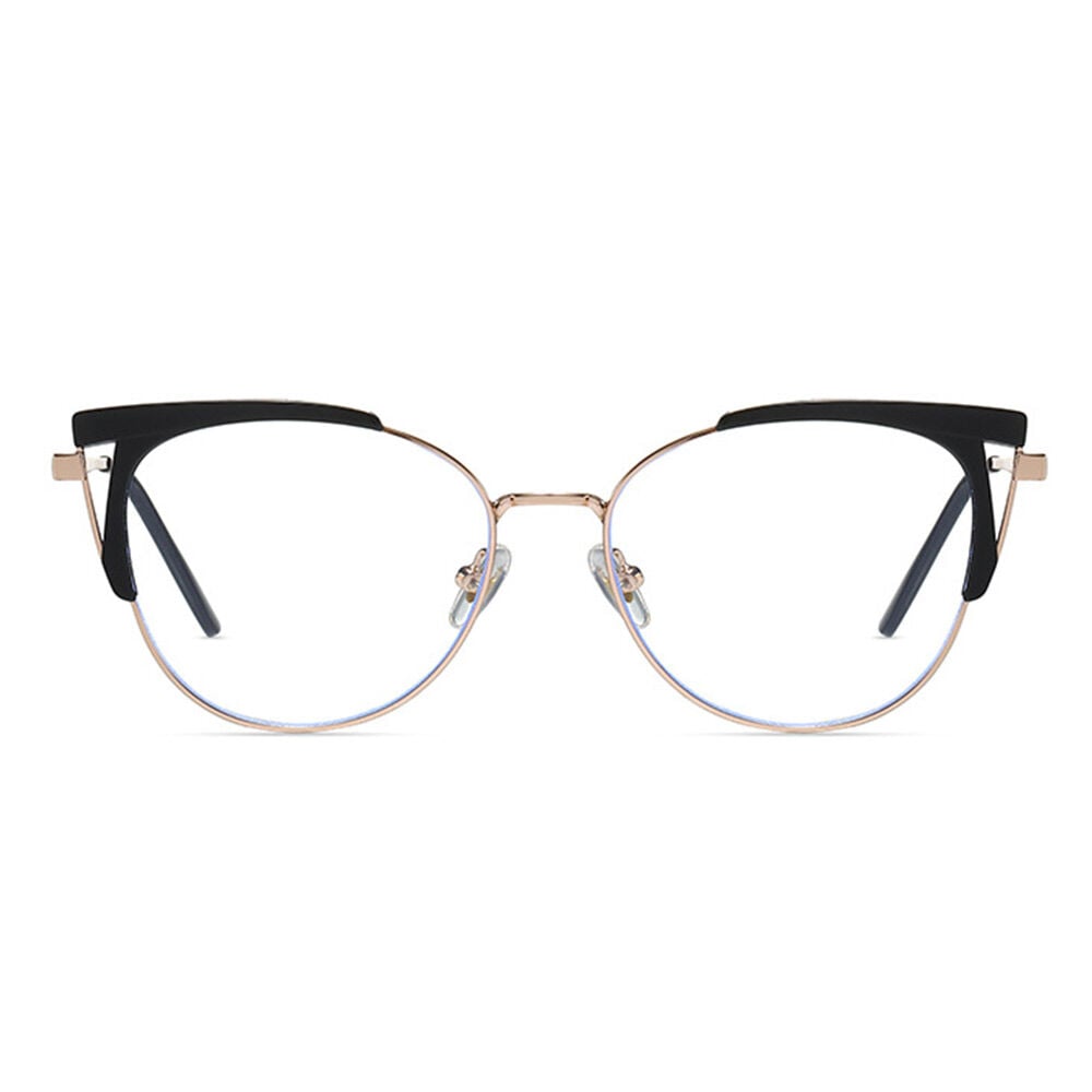 Turner Schwarze Cat Eye Brille