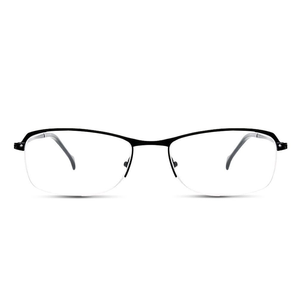 Otis Schwarze Browline Brille