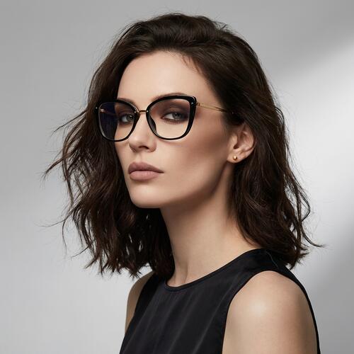 Church Black Cat Eye Glasses