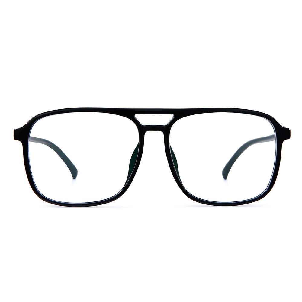 Horizon Schwarze Pilot Brille