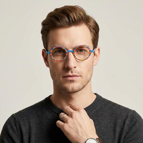 Haggai Gafas Redondas Multicolor