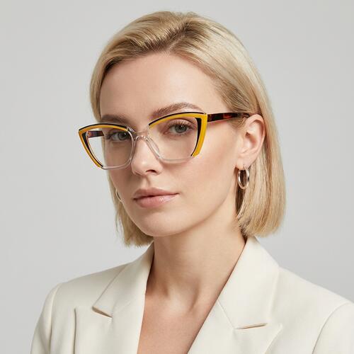 Keynes Gafas Cat Eye Amarillas