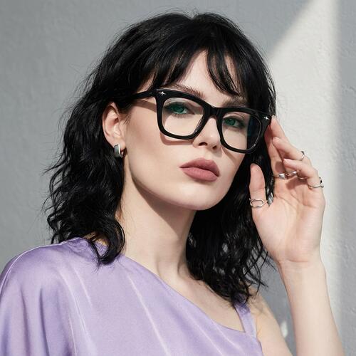 Mila Gafas Cuadradas Negras