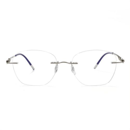 Elva Gray Square Glasses