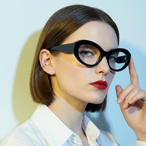 Jemima Black Cat Eye Glasses