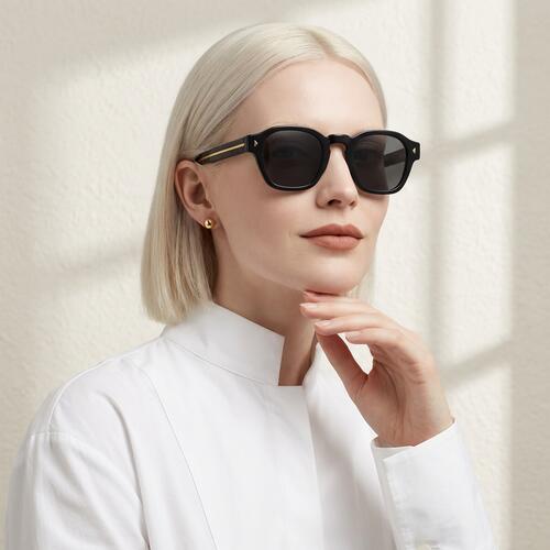 Joshua Black Square Sunglasses