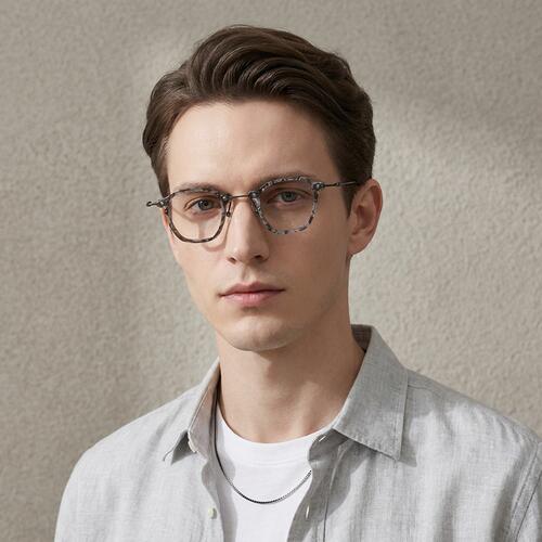 Philomena Gafas Cuadradas Grises
