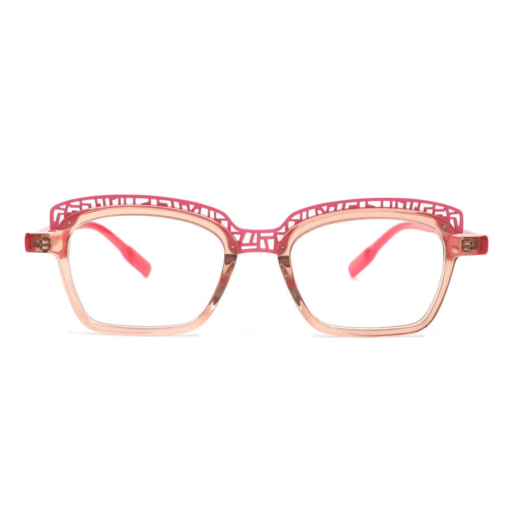 Caru Champagne Square Glasses