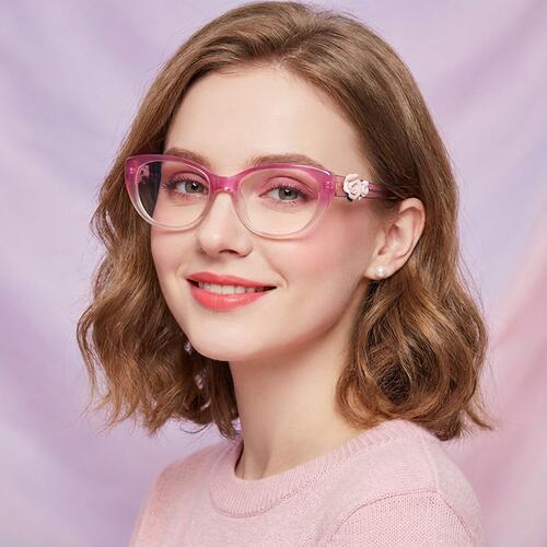 Athen Gafas Cat Eye Rosas