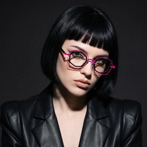 Rone Schwarze Geometrische Brille