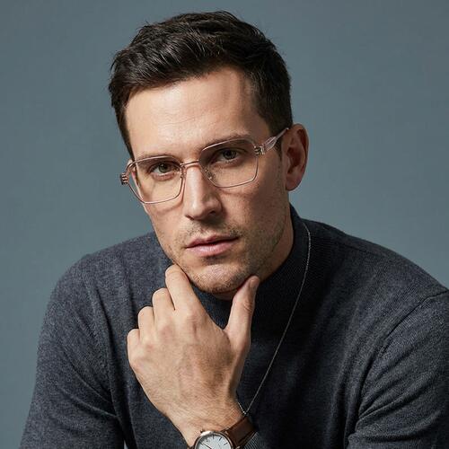 Joseph Gafas Rectangulares Rosas