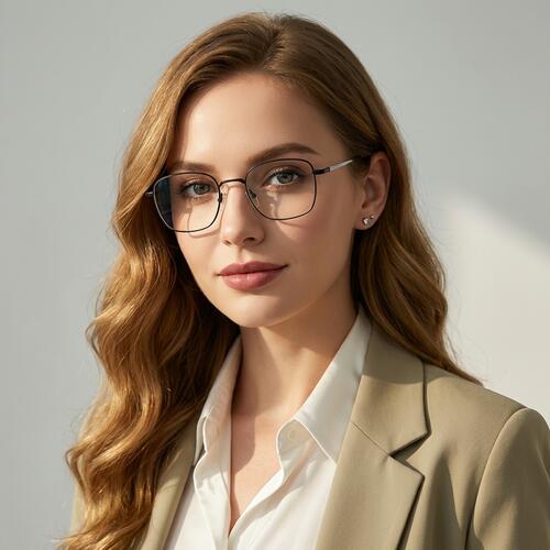 Amelia Gafas Cuadradas Negras