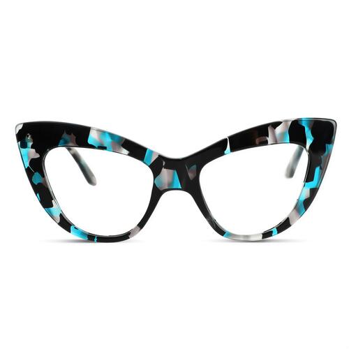 Natividad Grüne Cat Eye Brille