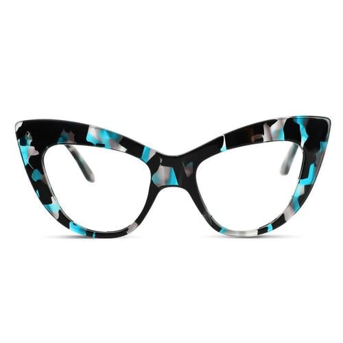 Natividad Grüne Cat Eye Brille