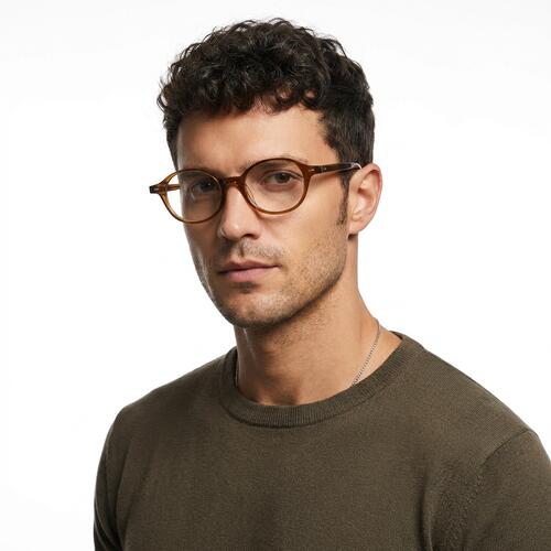 Dick Braune Ovale Brille