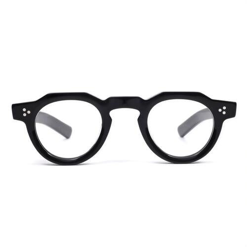 Cedrica Black Round Glasses