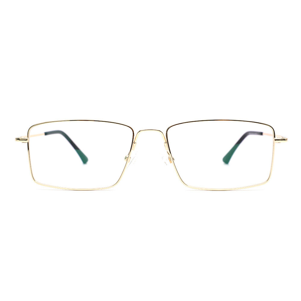 Saroyan Goldene Rechteckige Brille