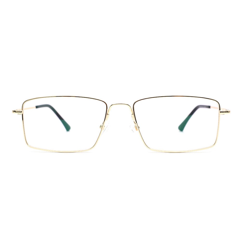 Saroyan Goldene Rechteckige Brille
