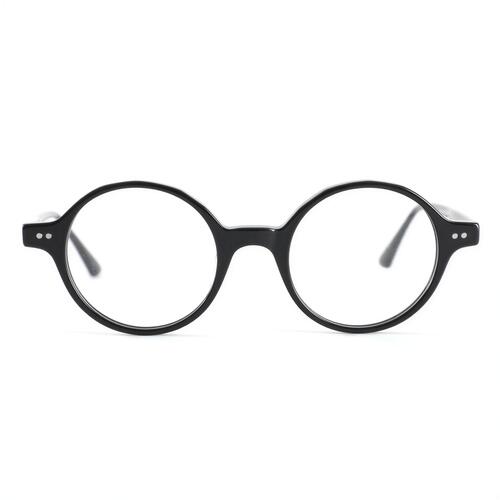 Sander Schwarze Runde Brille