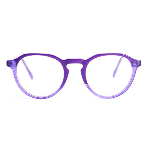 Clapham Purple Round Glasses