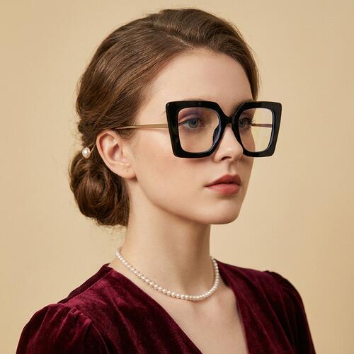 Leah Gafas Cuadradas Negras