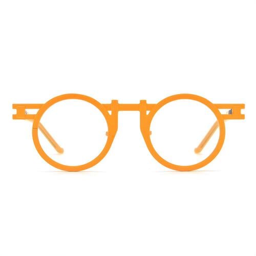 Beck Yellow Round Glasses