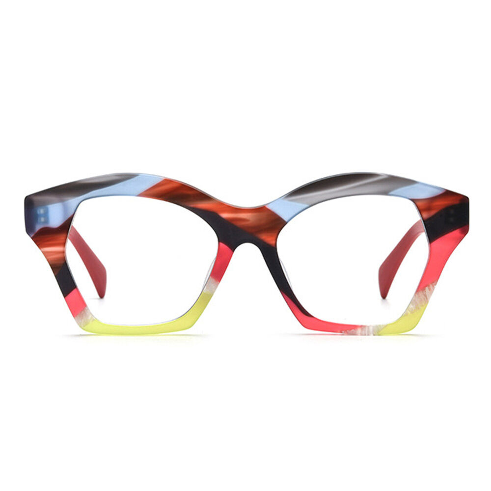 Virgil Red Cat Eye Glasses
