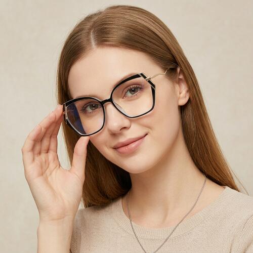 Macaula Lunettes Cat Eye Noires