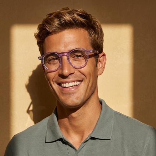 Chloe Gafas Redondas Moradas