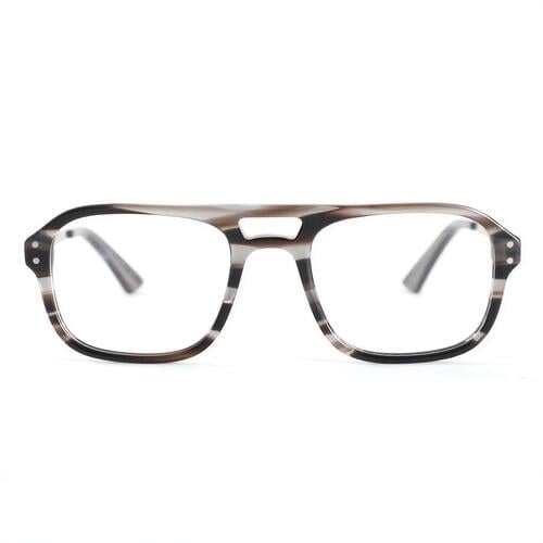 Robin Graue Pilot Brille