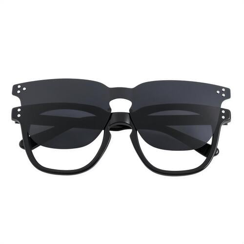 Alice Schwarze Quadratische Brille
