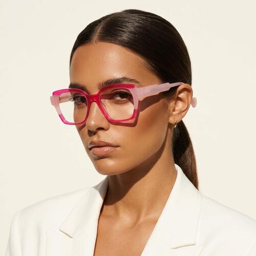 Winifred Pink Square Glasses