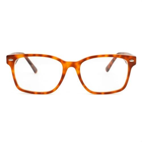 Hughes Havanna Rechteckige Brille
