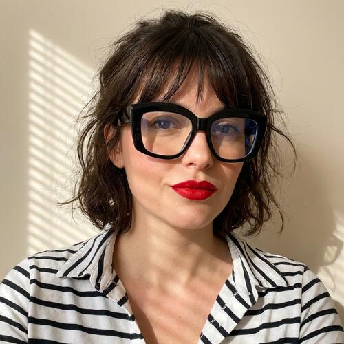 Baro Black Square Glasses