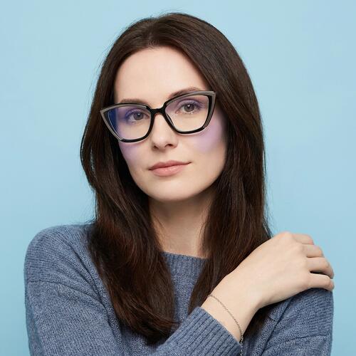Keynes Gafas Cat Eye Negras