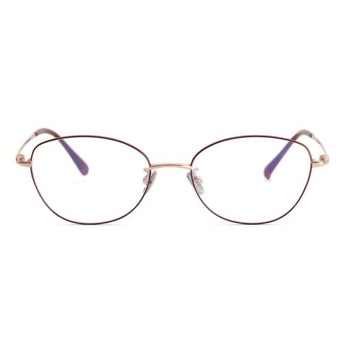 Kennedy Lila Ovale Brille