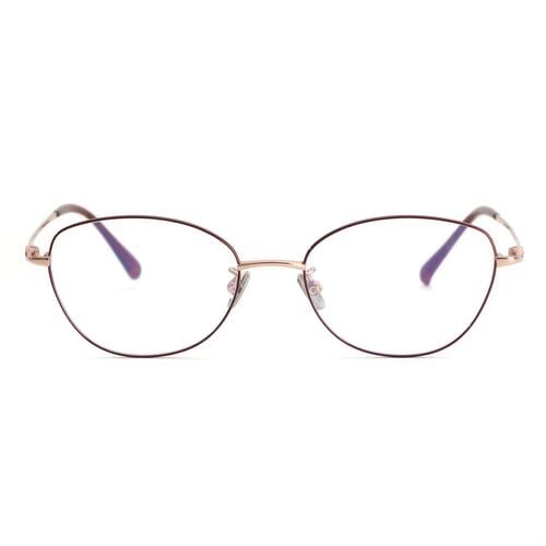 Kennedy Lila Ovale Brille