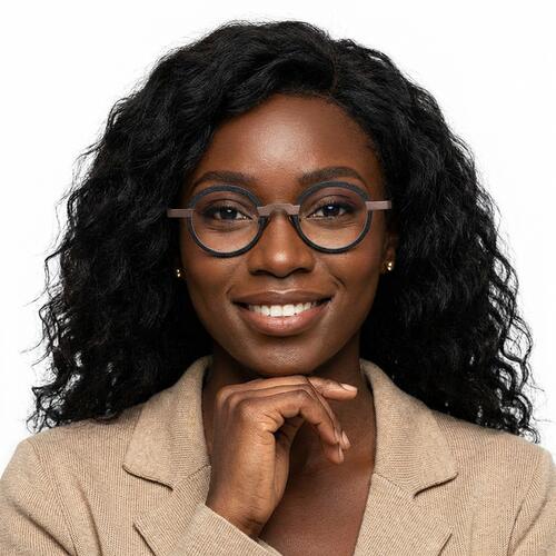 Machinist Black Round Glasses