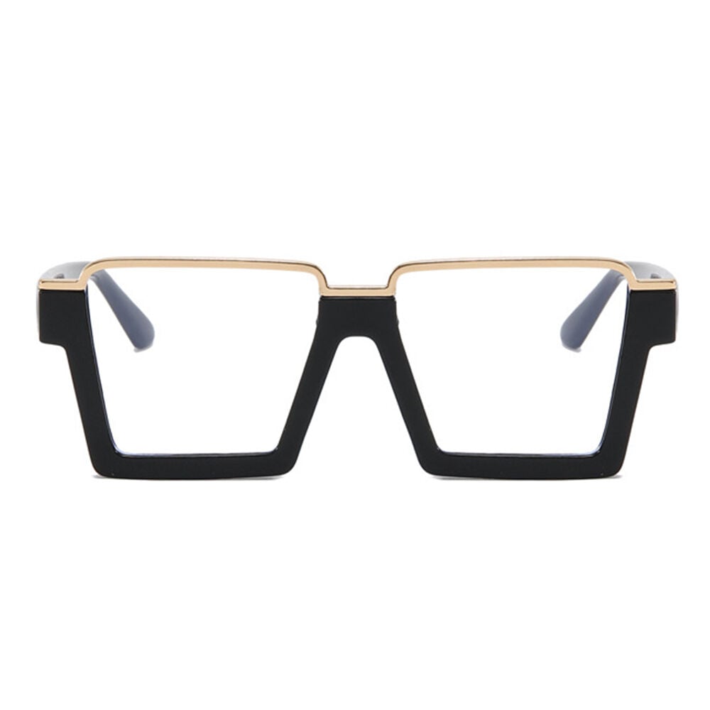 Une Black Square Glasses