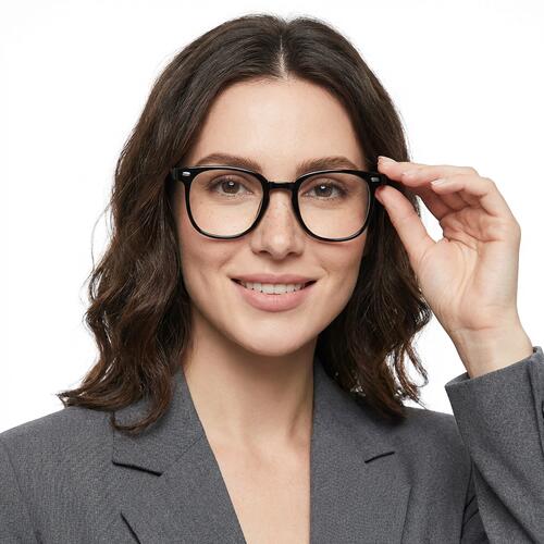 Jo Gafas Cuadradas Negras
