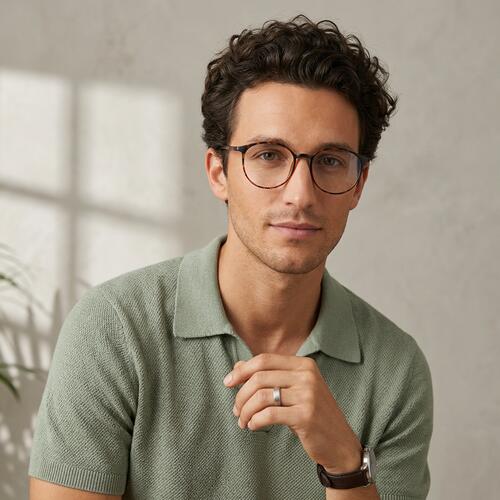 Ethel Tortoise Round Glasses