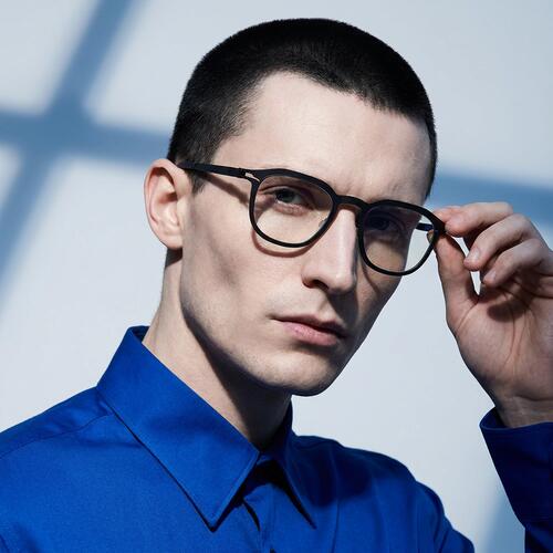 Claire Black Square Glasses