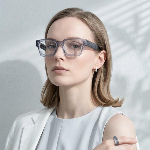 Myers Lunettes Carrées Grises