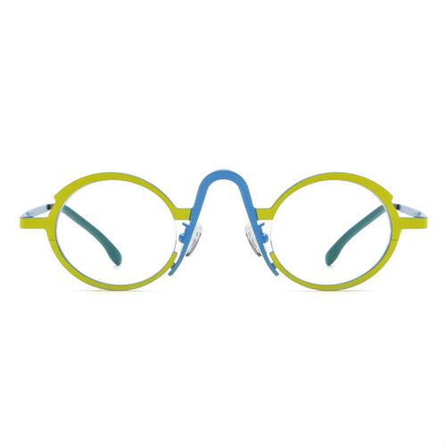 Stowe Yellow Round Glasses