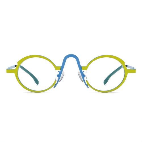 Stowe Yellow Round Glasses