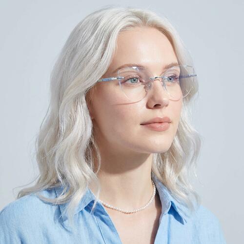 Isaacs Gafas Cat Eye Azules