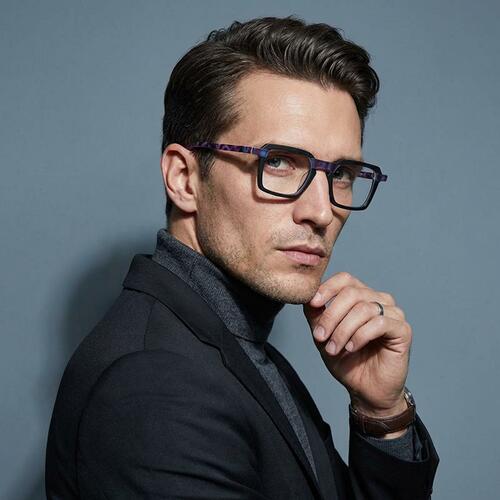 Chloe Schwarze Quadratische Brille